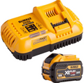 Dewalt DCB547 18v / 54v XR Flexvolt 9.0Ah Battery with Fast Charger