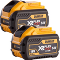 Dewalt DCB547 18V/54V 9.0Ah Li-Ion FlexVolt XR Slide Battery Twin Pack